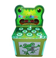 Machine de jeu d'arcade pour enfants, avec marteau à frapper, jeu de saut de grenouille, jeu de loterie, machine à tickets de récompense, à vendre