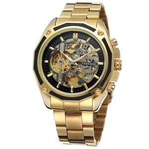 Forsining-montre-bracelet de luxe pour hommes, squelette, horloge automatique mécanique, avec bracelet, modèle au choix, 10 - Product Image 4