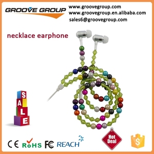 Más popular chica mujeres collar de auriculares con cuentas perler - Product Image 2