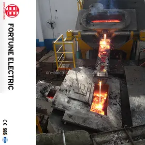 continuous casting machine of copper based alloys,specially higher diameter rods, strips & tubes