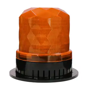 Светодиодный маячок, вращающийся сигнальный фонарь янтарного цвета, аварийная сигнальная лампа для грузовиков, прицепов, транспортных средств, оборудования
