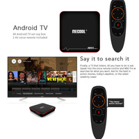 Control de voz de google asistente inteligente Centro de Medios android tv os tv box google tv box 7,1 2G RAM 16G ROM 2,4G WIFI