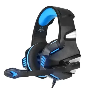 GlobaCrown G7500 Stereo Gaming Headset With Mic LED Lights Lightweight Adjustable Volume Control