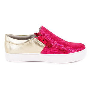 Choozii Diseño perfecto Cómodo Cuero de microfibra brillante Superior Peso ligero Antideslizante Niñas Casual Mocasines suaves Zapatos - Product Image 4