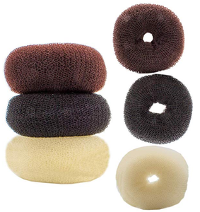 Anillo <span class=keywords><strong>para</strong></span> Moño de Pelo Personalizado de Fábrica, <span class=keywords><strong>Donut</strong></span> de Pelo de Nailon - Product Image 3