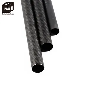 Carbon Pole Factory Supply 30T Telescopic Carbon Fiber Pole For Hiking Tube