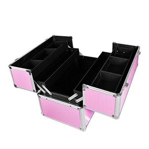 Custom Aluminum Cosmetic <strong>Make</strong> <strong>up</strong> Box Makeup <strong>Trolley</strong> Professional Rolling Train Case with <strong>Wheels</strong> - Product Image 6