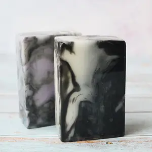 Private Label Natural Bamboo Charcoal Goat Milk Handmade Soap arabic olive oil beard blossom classic green tea white soap