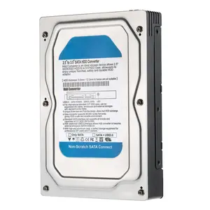 واحد خليج 2.5 "إلى 3.5" SATA محول محول USB 3.0 قرص صلب خارجي الضميمة حالة الأقراص الصلبة الداخلية و SSD علبة العلبة الداخلية