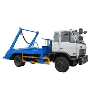 Dongfeng 4x2 coletor de reembolso, recoletor de corpo, braço oscilante, carregador de lixo, caminhão de lixo, venda quente