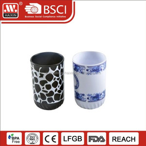 Set di accessori da bagno in plastica di alta qualità con Dispenser per lozioni, porta spazzolino da denti, <span class=keywords><strong>portasapone</strong></span> e bicchiere - Product Image 6