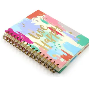 Hard Cover Luxury Waterproof Fancy Graph Small Recycle Paper Notebook