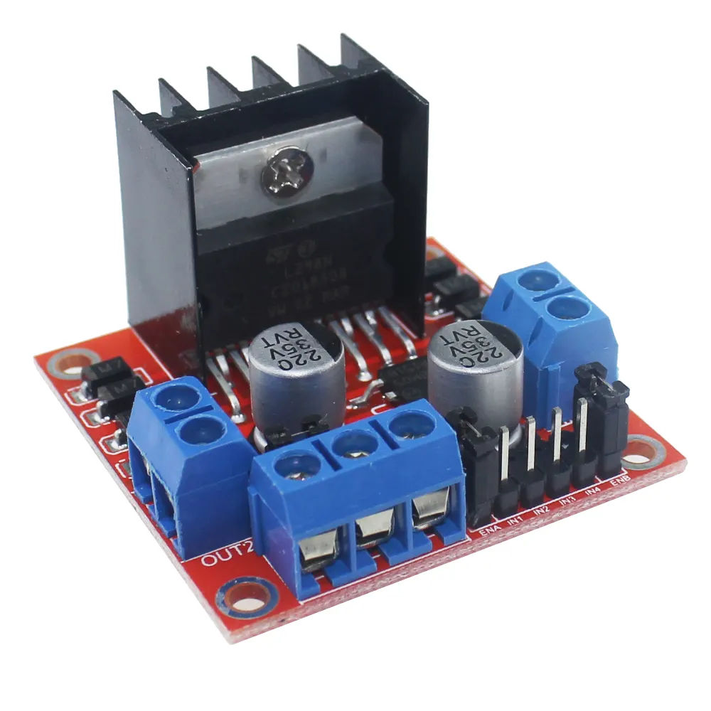 Circuit électronique intelligent L298N DC, 10 pièces, extension de moteur, bouclier pour Robot de voiture intelligent, bricolage