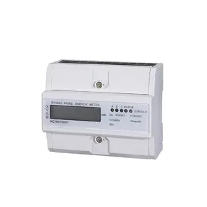 Alibaba China Wenzhou Din Rail 3 Phase Power Digital amp Electric Meter