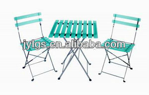 mesa plegable y una silla al aire libre de interior de plástico barato conjunto <span class=keywords><strong>bistro</strong></span> - Product Image 1