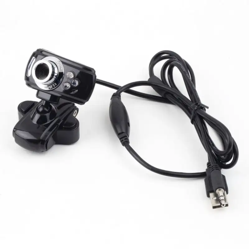 2,0 de 5,0 m píxeles USB 6 LED cámara web PC portátil micrófono para PC de escritorio portátil