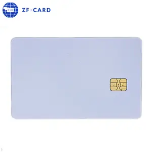 Contato ic smart blank sle4442 rfid emv cartão de chip pequeno com tiras magnéticas