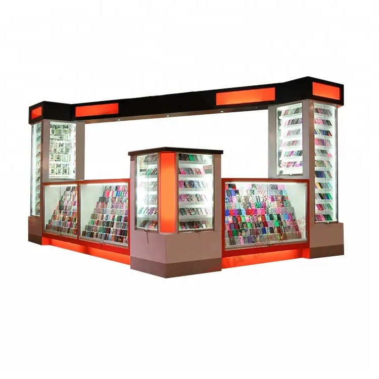 Handy hüllen zeigen Vitrine/Handy zubehör Kiosk/Einkaufs zentrum Kiosk Design für Zubehör