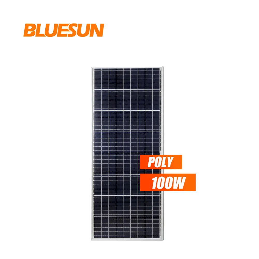 12VDC सौर पैनल 100 वाट सौर पैनल माइक्रो 12v के लिए 100w पाली क्रिस्टलीय sillicon सौर मॉड्यूल सौर पैनल बैटरी चार्जर