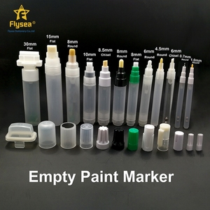 Marqueur permanent rechargeable d'encre à base d'eau directe Oem 30mm avec pointe de pinceau plat stylo vide fabriqué <span class=keywords><strong>pour</strong></span> un usage quotidien - Product Image 5
