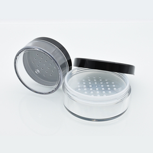 Pot cosmétique à poudre libre avec tamis <span class=keywords><strong>et</strong></span> couvercles noirs transparents, 3g, 5g, 10g, 20g, 50g, 30g, 3ml, 30g, 5g - Product Image 2