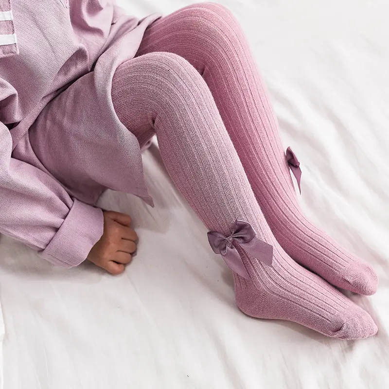 Breathable Cute 100%Cotton Baby Girl Pantyhose Mesh Leggings Spring Summer Thin Tights For Children