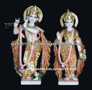 Radha Krishna Marble Statue - Product Image 1
