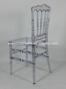 Chaise à roulette en plastique transparent, décoration pour événement, mariage, fête, hôtel, salle à manger, 1 pièce - Product Image 3