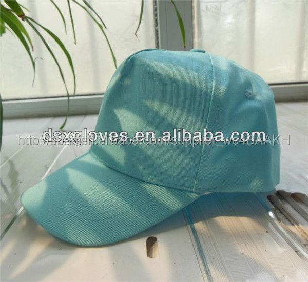 Cheap custom blue panels blank baseball caps and hats