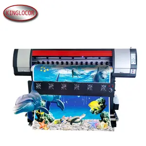 1800 Mm Twee XP600 4 Kleuren (6 Kleuren) multi-color Digitale Inkjet Printer