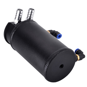Aluminio desconcertado negro depósito de aceite captura tanque kit con filtro Ölfang kann - Product Image 6