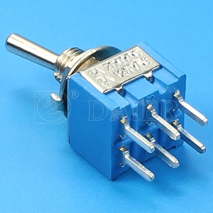 MTS-202-A2 6A 125V DPDT 6Pin ON-ON PCB 2 Cách Chuyển Đổi Công Tắc MTS 202 - Product Image 6