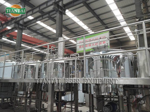 5000L 50HL 8K ayna 4 damarlı buhar ısıtmalı mikro bira demlemek sistemleri - Product Image 6