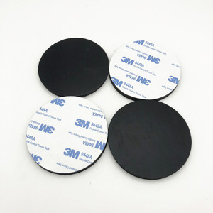 Kaki karet bantalan antiselip silikon berperekat, ketebalan 5mm Diameter 70Mm - Product Image 3