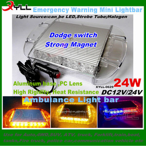 Los vehículos de emergencia llevó la <span class=keywords><strong>mini</strong></span> barra ligera, policía luz de seguridad led bar para universal 24LED 24 W - Product Image 1