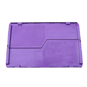 QUSHENG 75L 100% Virgin PP Di Chuyển Thùng Stackable Thùng Tote Bin Tùy Chỉnh Màu Sắc Và Logo Thùng Nhựa Với Nắp Để Bán Nóng - Product Image 6