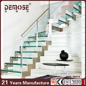 Intérieur rampes d'escalier en acier escalier escalier garde-corps en <span class=keywords><strong>verre</strong></span> <span class=keywords><strong>prix</strong></span> - Product Image 1