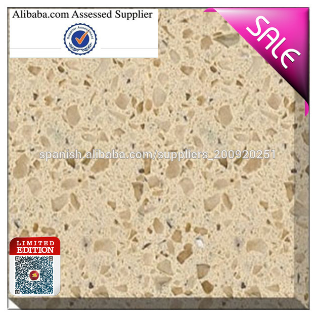 Venta al por mayor encimeras de cuarzo de color beige-Compre online los