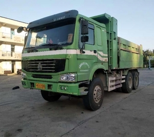 รถบรรทุกสีเขียว sinotruk HOWO ใช้375สภาพดี - Product Image 3