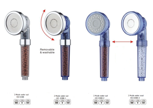 3 modos de iónico Filtro de <span class=keywords><strong>ducha</strong></span> de mano cabeza <span class=keywords><strong>ducha</strong></span> en el cuarto de <span class=keywords><strong>baño</strong></span> <span class=keywords><strong>accesorios</strong></span> del sistema - Product Image 2