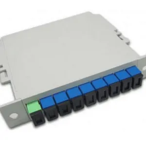 Óptica divisor PLC FBT PLC 1*8*1*1*32 de potencia óptica rama dispositivo tipo de bandeja de fibra óptica divisor