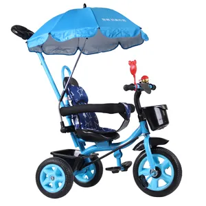 Triciclo de tres ruedas para bebé, vehículo de juguete grande de 1 a 6 años