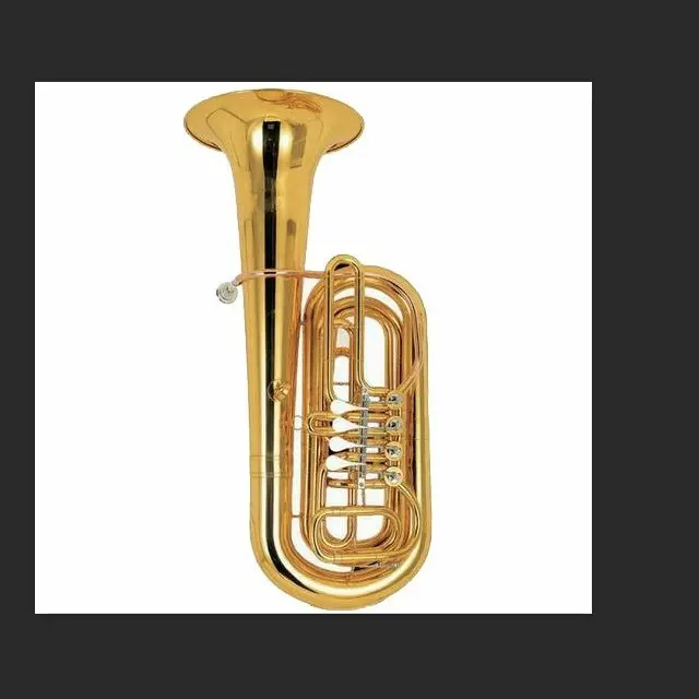 XTA006-Laca dorada, 4 llaves, Tuba Bb