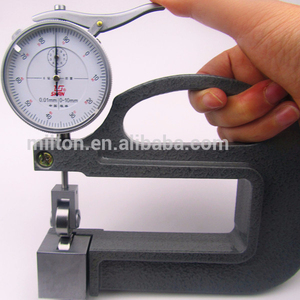 रोलर डालने के साथ 0-10mm मोटाई गेज 0.01mm निरंतर डायल पण मोटाई गेज - Product Image 5