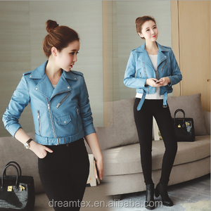 Giacca di Pelle Sexy da <span class=keywords><strong>Donna</strong></span> di Lusso, di Grande Successo per Primavera e Autunno - Product Image 4