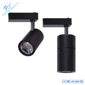 Tiendas de ropa negro blanco accesorios ligeros de <span class=keywords><strong>la</strong></span> <span class=keywords><strong>pista</strong></span>, COB Led luz de <span class=keywords><strong>la</strong></span> <span class=keywords><strong>pista</strong></span>, 15 W Dimmable 3 Fase led tienda Luz - Product Image 1