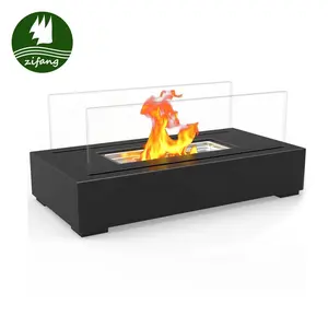 Tabletop Bio Ethanol Burner Cuboid Fireplace For Home Decor Ethanol Fireplace