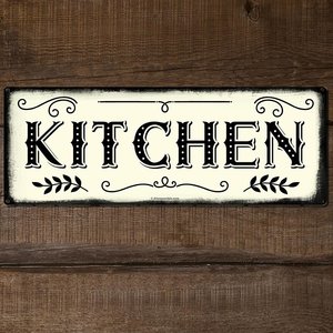 Rústico <span class=keywords><strong>Vintage</strong></span> cocina granja decoración Metal signos pintados a mano <span class=keywords><strong>para</strong></span> el hogar restaurante uso - Product Image 2