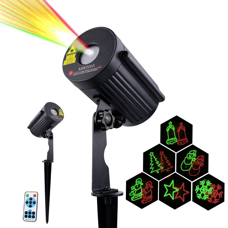 Navidad luces láser proyector al aire libre impermeable <span class=keywords><strong>R</strong></span> & G de luz láser espectáculo estrella - Product Image 2