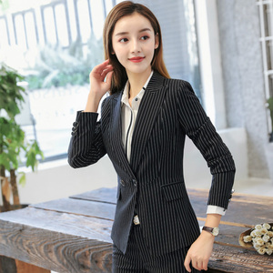 Completo da <span class=keywords><strong>Donna</strong></span> con Blazer Elegante e Pantaloni Formali - Product Image 3